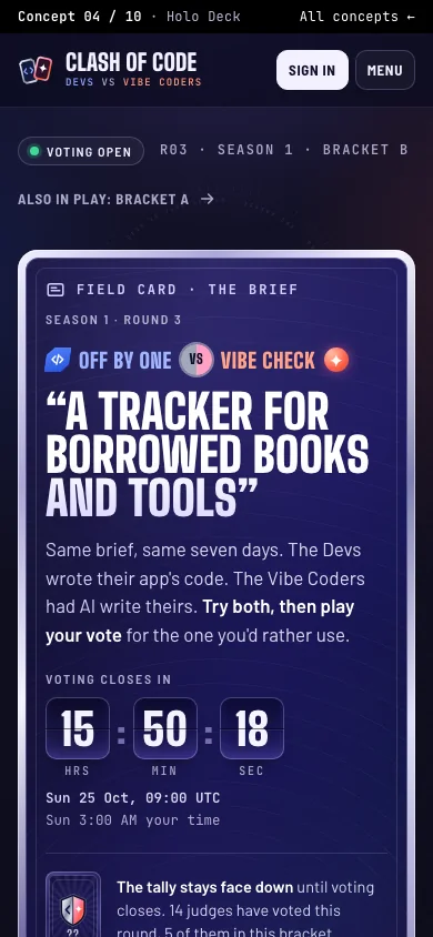 Holo Deck on a phone